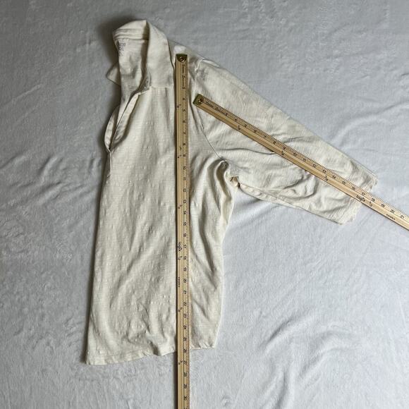Land's End Women’s Polo Shirt Size 3X Cream Minimalist Capsule Wardrobe Timeless - Picture 7 of 8